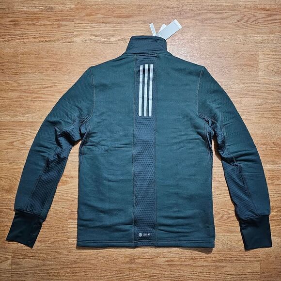 Adidas X-City Cold Ready Running Jacket Sweatshirt Men's S Green Black HF6384 - Picture 9 of 16